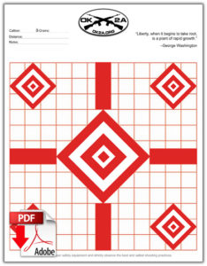 Printable Shooting Targets | Oklahoma 2nd Amendment Association