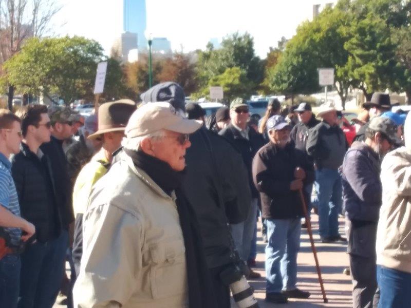 Crowd at OK2A Rally Nov. 1, 2019