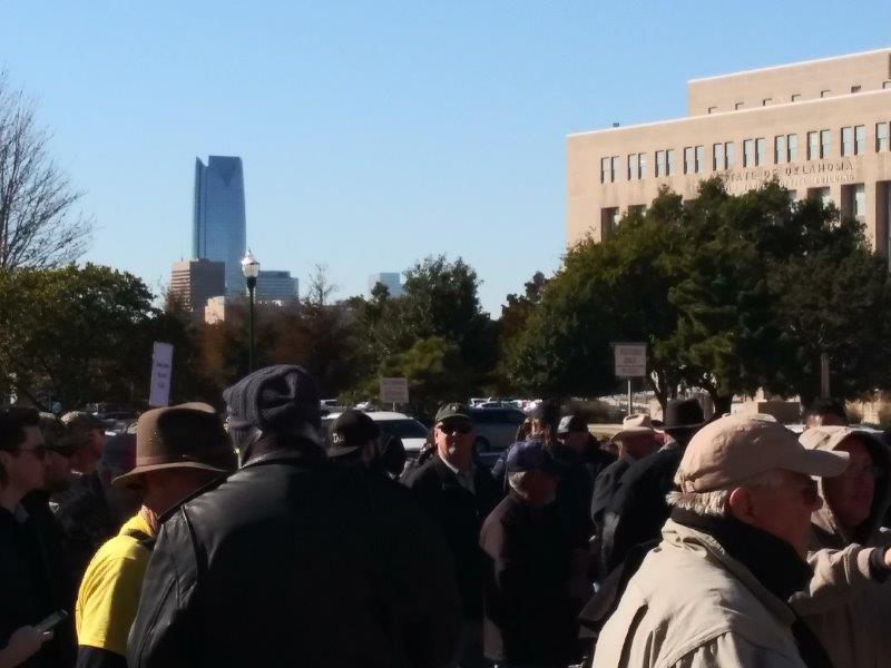 Crowd at OK2A Rally Nov. 1, 2019