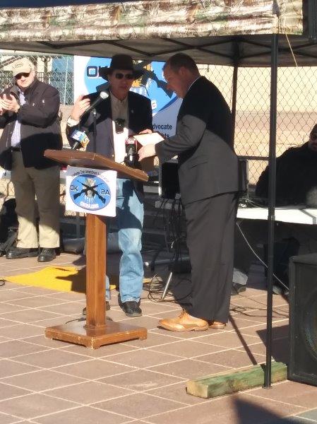 Don SPencer & Rep. Jon Echols - Minuteman Award