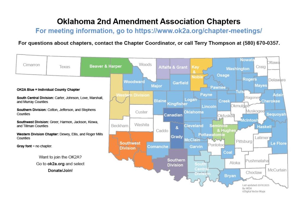 OK2A chapter meeting map